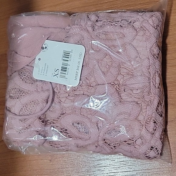 Free People Intimately Adella Cami in Dusty Mauve•XS - Picture 6 of 6